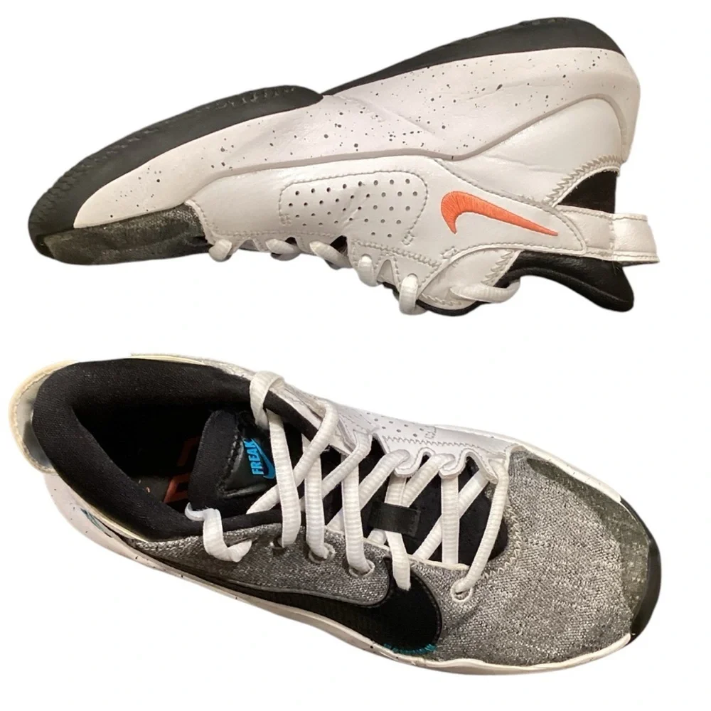 Nike Zoom Freak 2 GS Denim Bright Mango CW3227-101 Boys Basketball Shoes 3 Youth